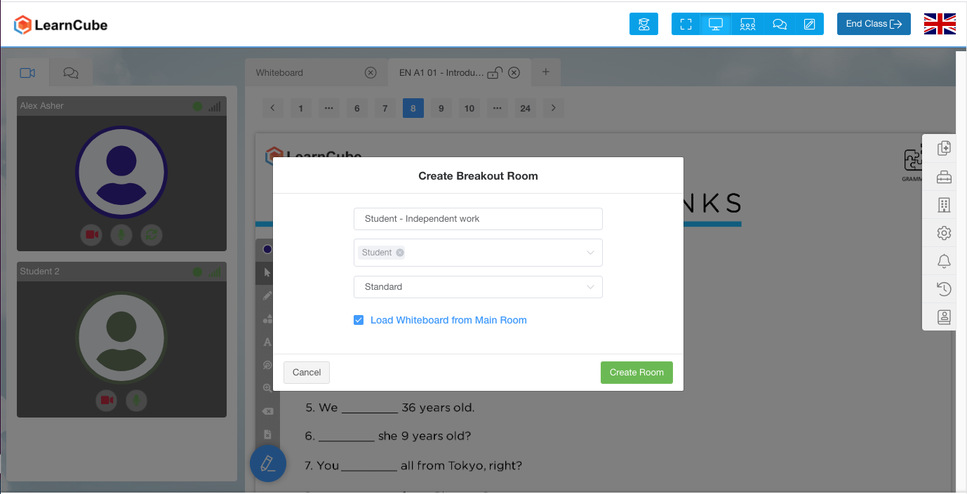 Improvements to LearnCube Virtual Classroom